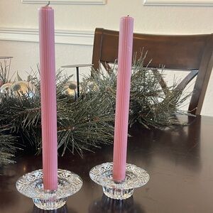 BALI Cut Glass Candle Holders
